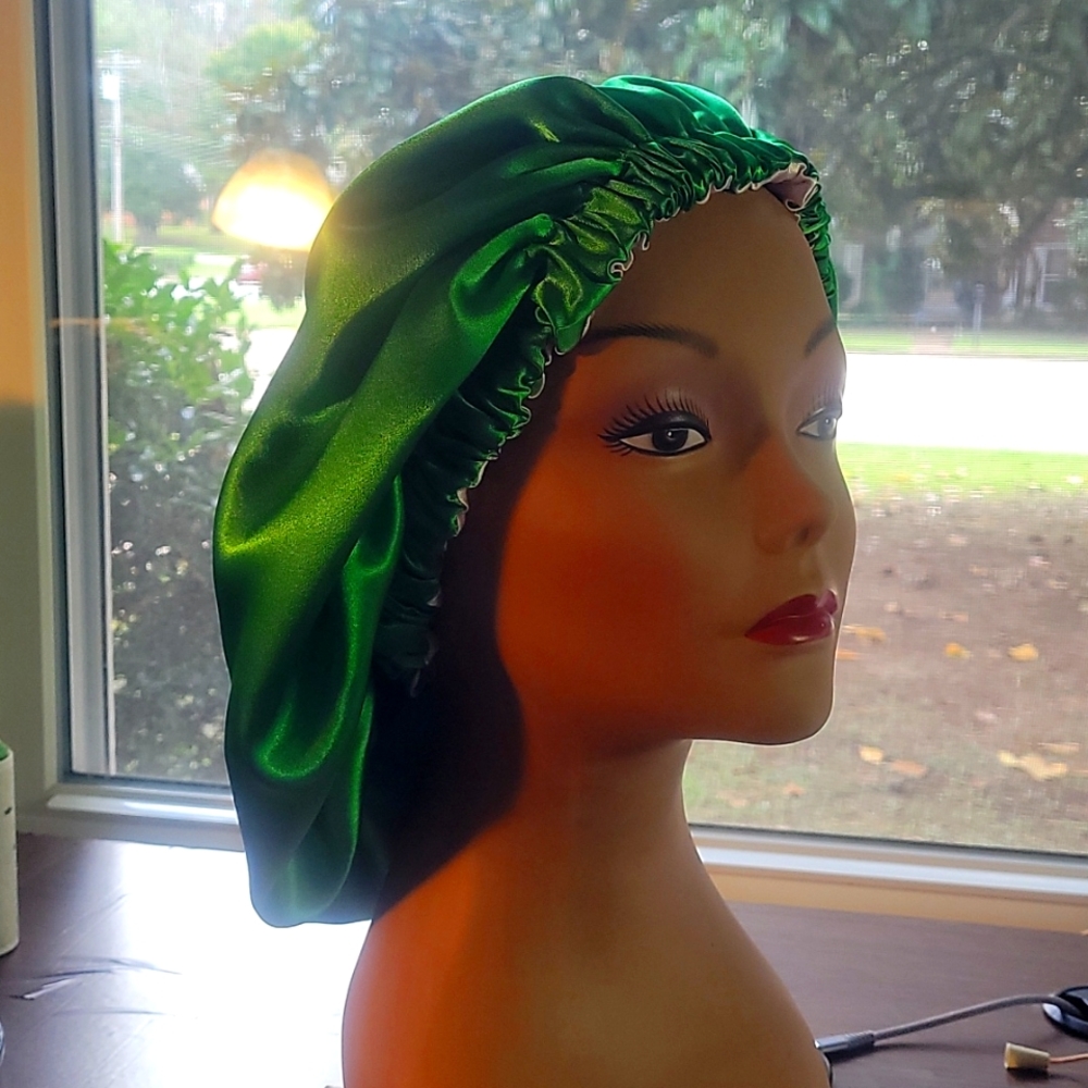 Satin reversabel hair bonnet